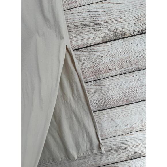 Zutter USA Dreamer Short Sleeve T-Shirt Midi Dress Womens Small Off-White - Picture 5 of 10